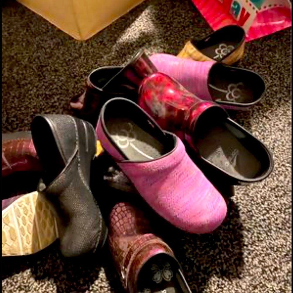 Dansko and koi very well taken care of 60.00 each